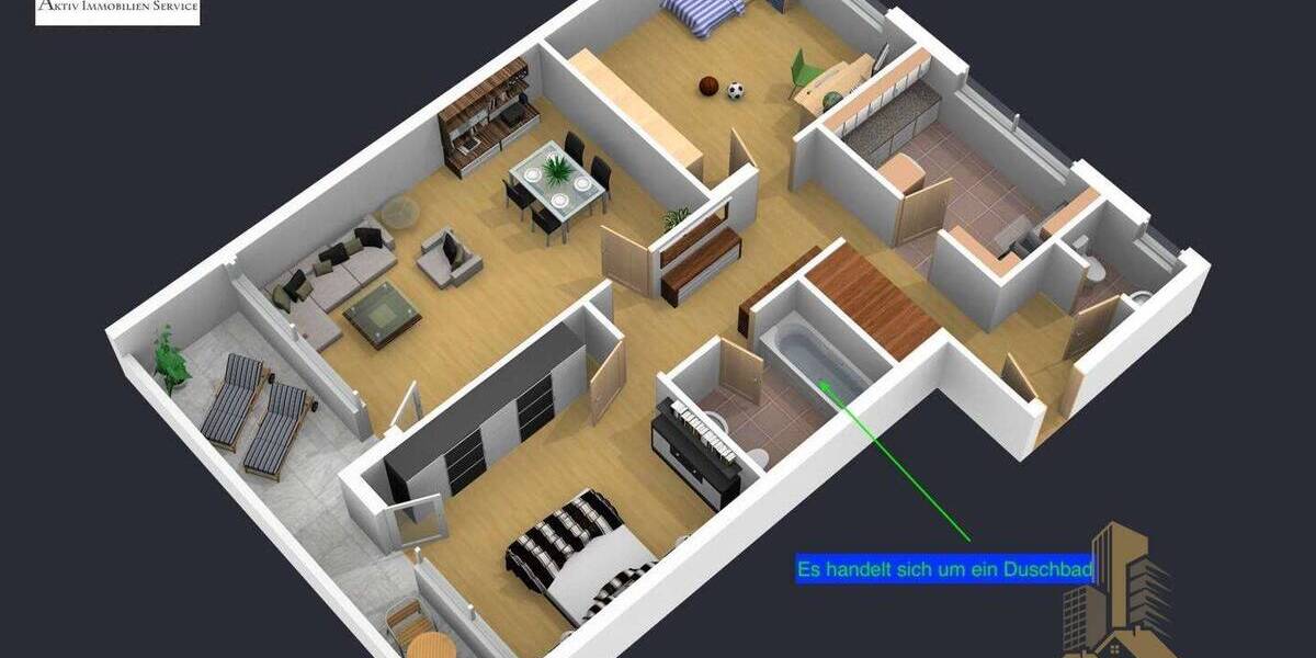 Etagenwohnung Niederdorfelden - 3 Zimmer, 98 m&sup2;, 990&euro; | Angebot:26187880