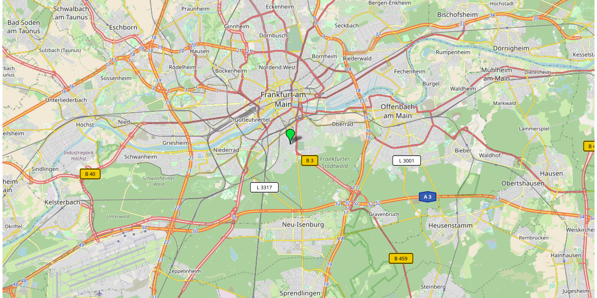 F-Sachsenhausen: Spektakulärer Weitblick! Schönes 1-Zimmer-Appartment in sehr guter Lage! - Etagenwohnung Frankfurt am Main Sachsenhausen Süd | Angebot:26560653