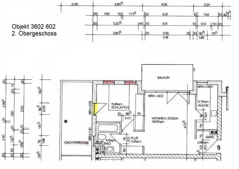 Attraktive 2-Zimmer-Wohnung mit zwei Balkonen