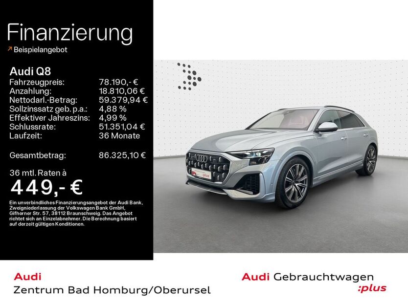 Audi Q8 20.600 km 78.190 € Oberursel 61440