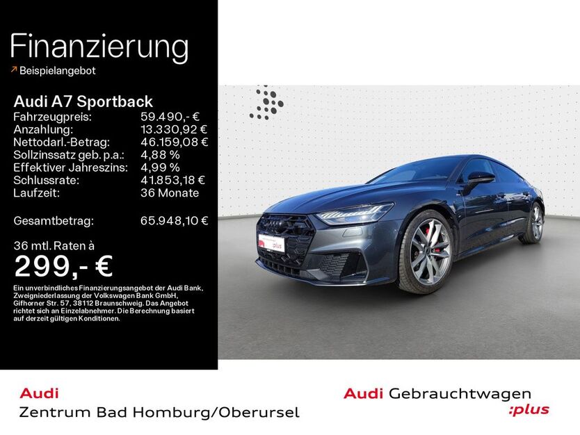 Audi A7 13.280 km 59.490 € Oberursel 61440
