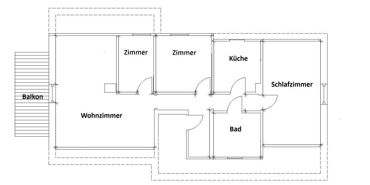 Etagenwohnung Hattersheim Okriftel - 4 Zimmer, 84 m&sup2;, 299.000&euro; | Angebot:26470938