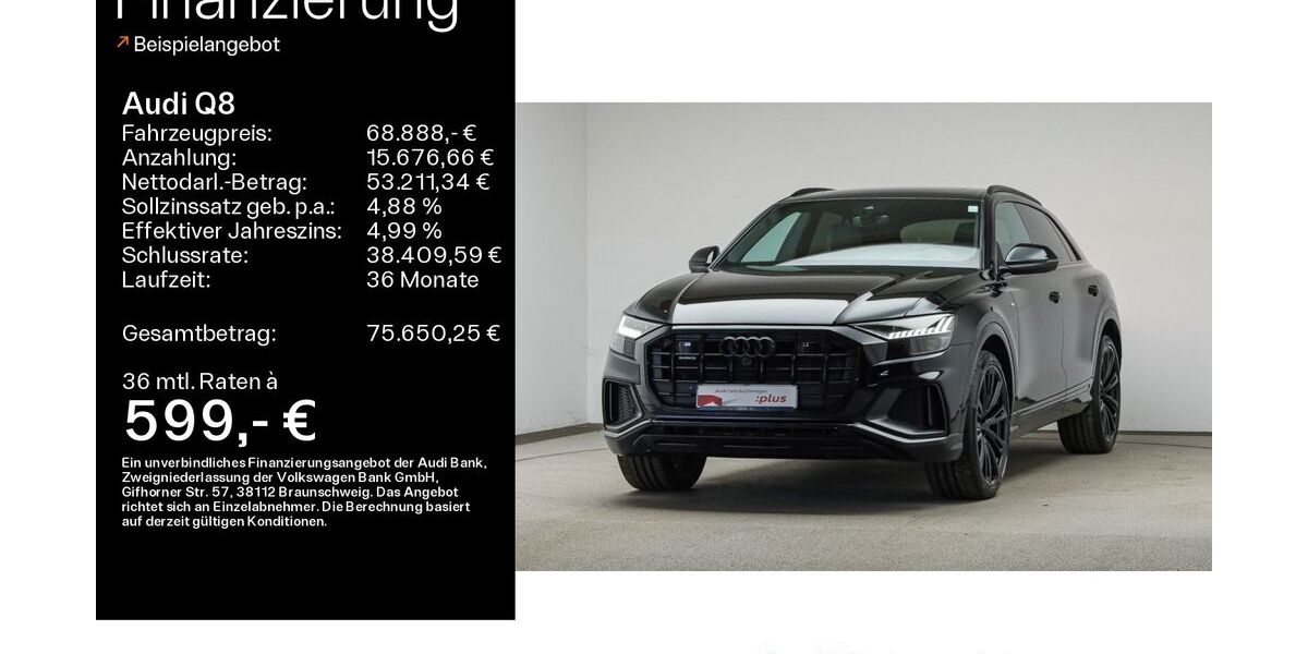 Audi Q8 56.100 km 68.488 &euro; Mühlheim 63165