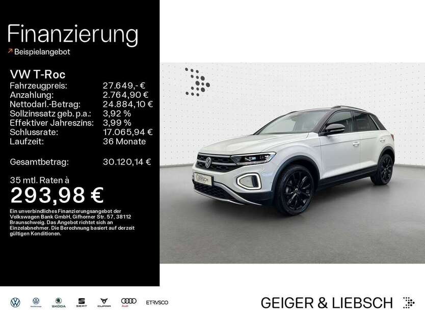 VW T-Roc 26.100 km 27.649 € Linsengericht 63589