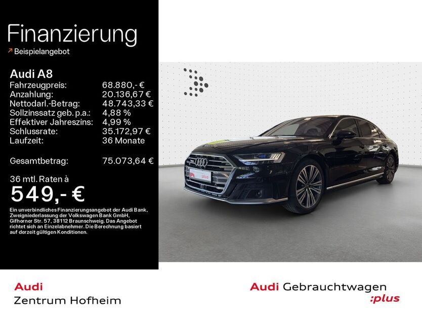 Audi A8 49.000 km 65.880 € Hofheim 65719