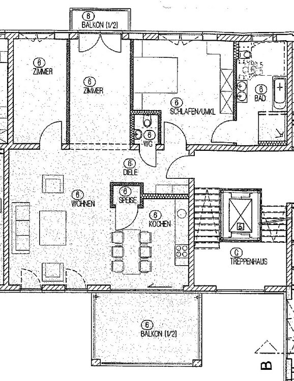 albero:) mittendrin und doch ruhig 3 zimmer