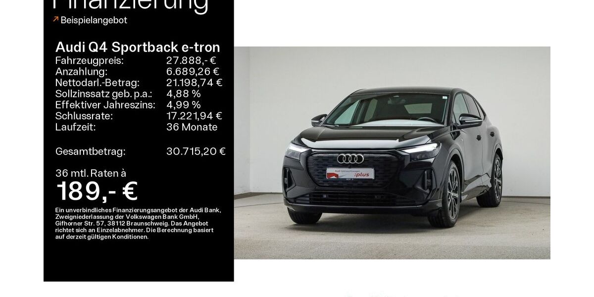 Audi Q4 e-tron 15.150 km 27.888 &euro; Mühlheim 63165