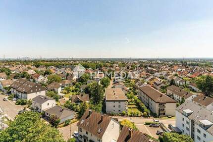 Panoramablick auf Frankfurt - modern geschnittene 3-Zimmer-Wohnung mit Südbalkon 3 zimmer