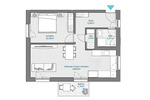 Etagenwohnung Offenbach am Main Rosenhöhe - 2 Zimmer, 57 m&sup2;, 1.180&euro; | Angebot:26695167