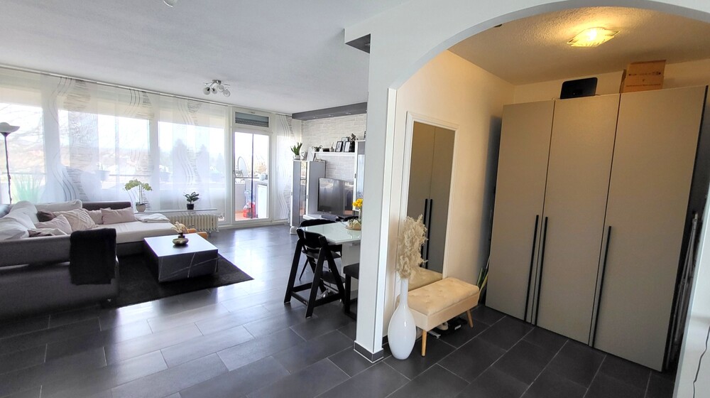 Modern sanierte 3 Zimmer-ETW in Ruhe und Blicklage - Etagenwohnung Bruchköbel | Angebot:25972173