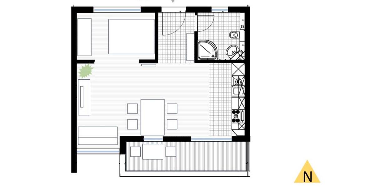 Einfamilienhaus Erzhausen - 1 Zimmer, 45 m&sup2;, 790&euro; | Angebot:26006054