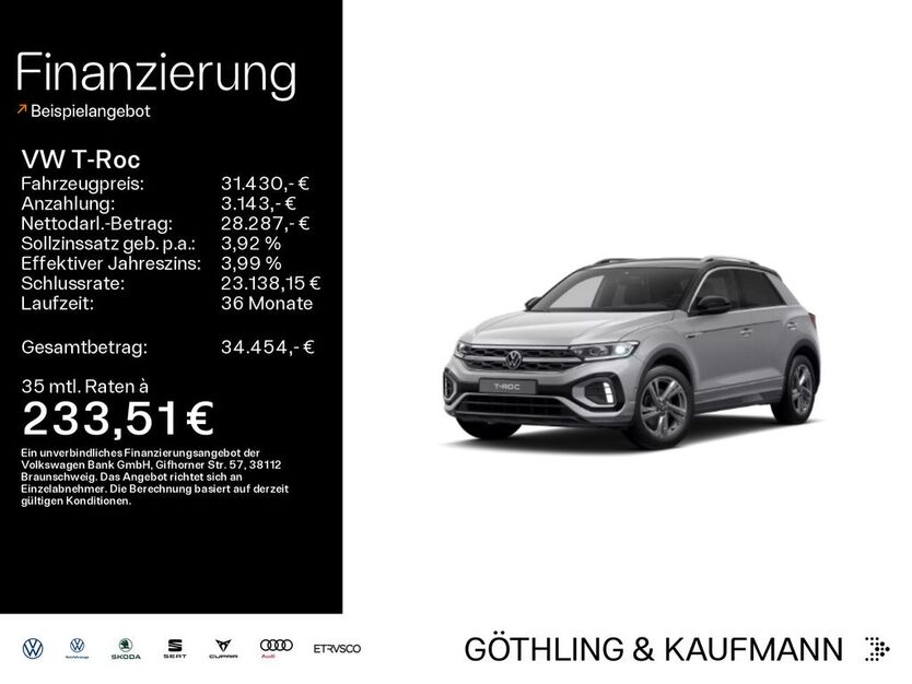 VW T-Roc 25.783 km 31.430 € Hofheim 65719