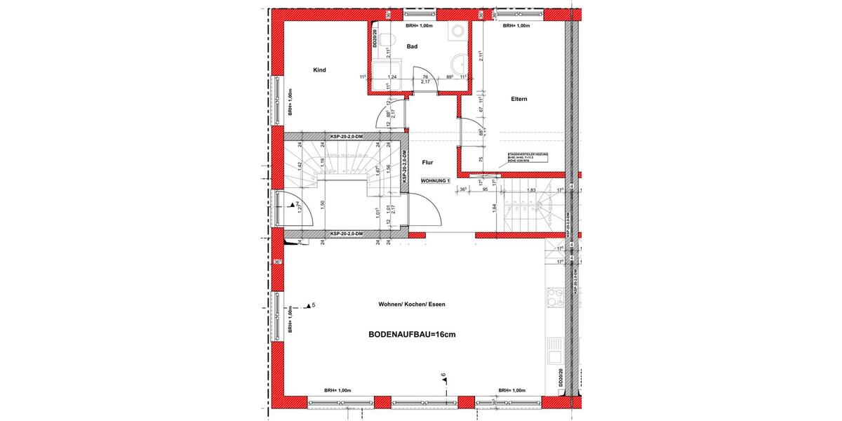 Etagenwohnung Mörfelden-Walldorf Walldorf - 3 Zimmer, 83 m&sup2;, 1.610&euro; | Angebot:26249510