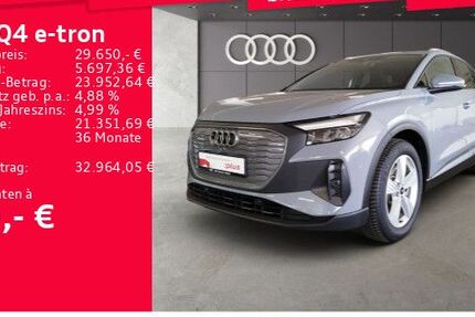 Audi Q4 e-tron 44.450 km 29.650 € Frankfurt am Main 60314