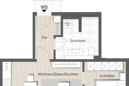 Wohnung zum Mieten in Bad Vilbel 1.000 € 51 m² 2 zimmer