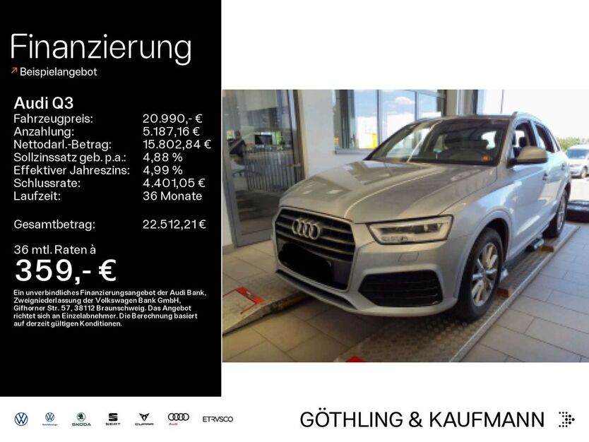 Audi Q3 89.939 km 20.990 € Hofheim 65719