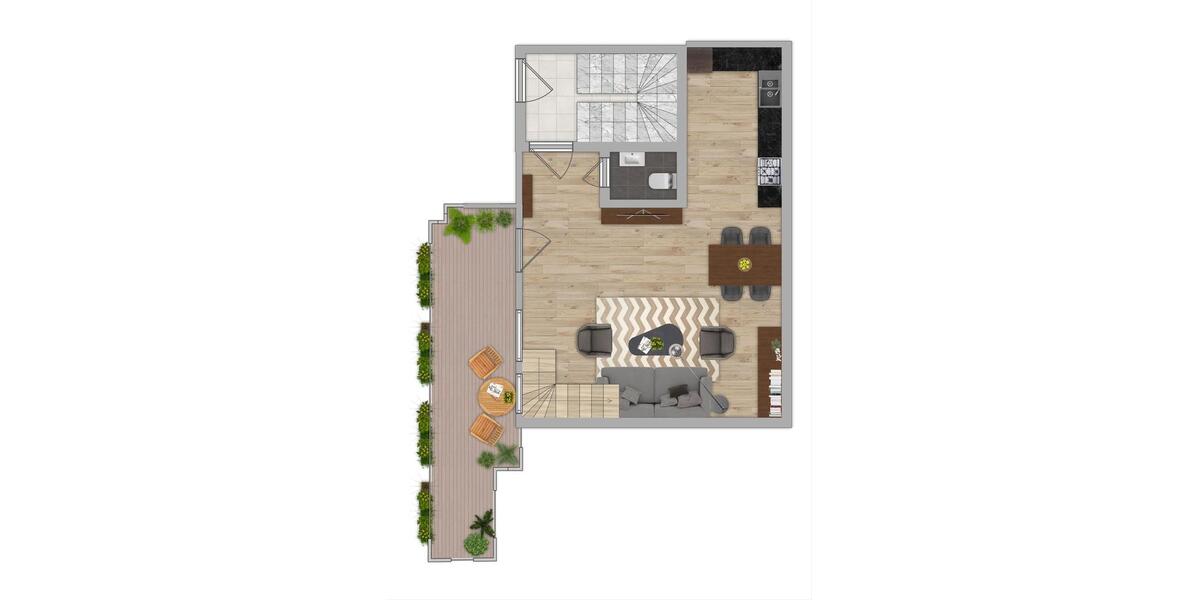 Maisonettenwohnung Hofheim am Taunus - 2.5 Zimmer, 79 m&sup2;, 1.260&euro; | Angebot:26221709