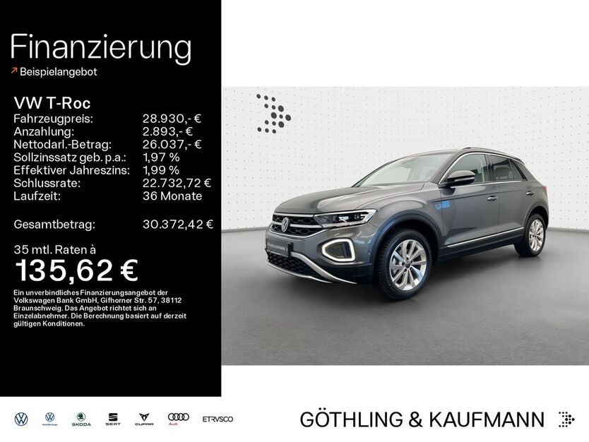 VW T-Roc 9.759 km 28.930 € Kelkheim 65779