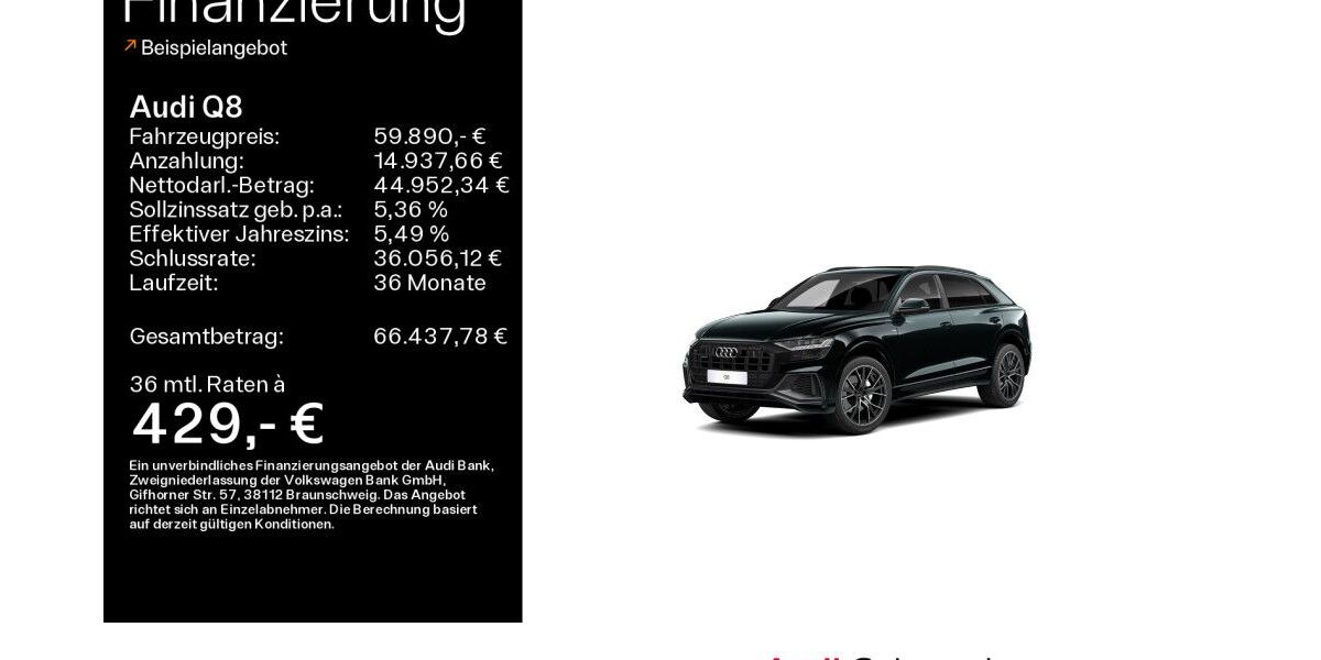 Audi Q8 32.914 km 58.890 &euro; Bad Nauheim 61231