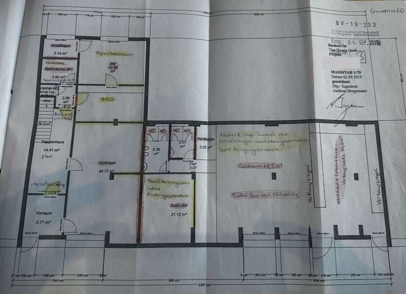 Gastronomie in Darmstadt 1.450.000 € 348 m² zimmer