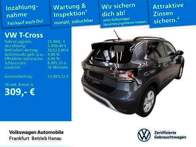 VW T-Cross 6.283 km 21.980 &euro; Hanau 63452