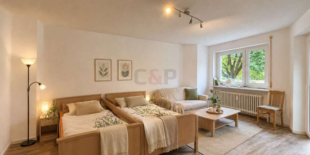 Etagenwohnung Hanau Großauheim - 1 Zimmer, 40 m&sup2;, 129.000&euro; | Angebot:27299286