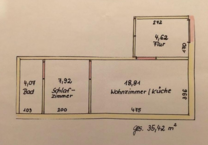 Wohnung zum Mieten in Frankfurt am Main 495 € 35.5 m²