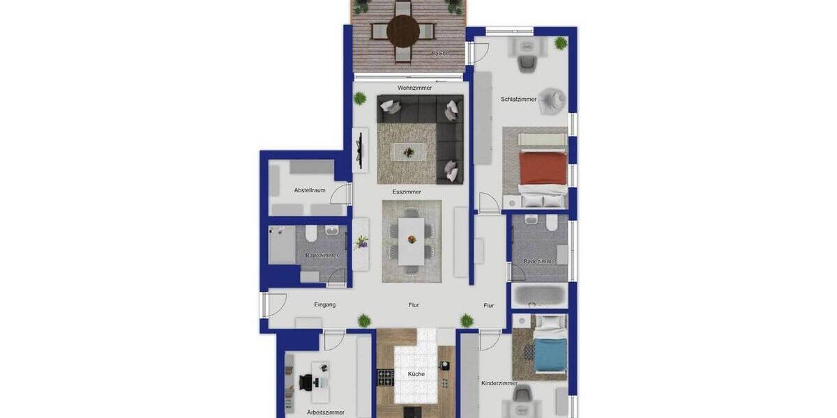 Etagenwohnung Friedberg - 4 Zimmer, 108 m&sup2;, 439.000&euro; | Angebot:26029102