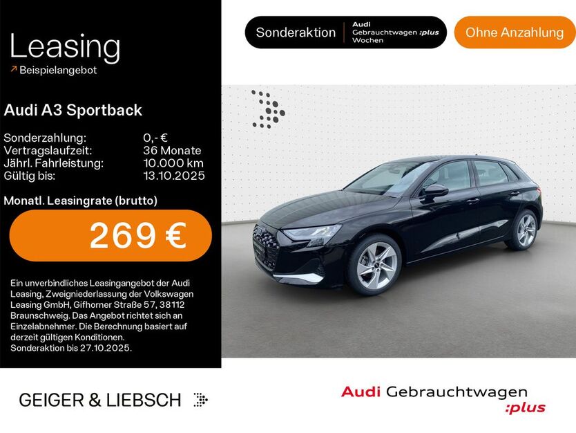 Audi A3 12.400 km 32.599 € Linsengericht 63589