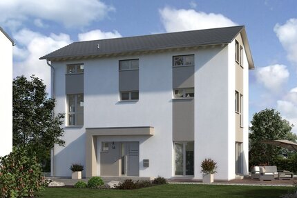 Familienfreundliches Stadthaus mit großzügiger Wohnfläche in Karben - Flexibel nach Ihren Wünschen gestaltbar - Haus Karben Petterweil | Angebot:27346894