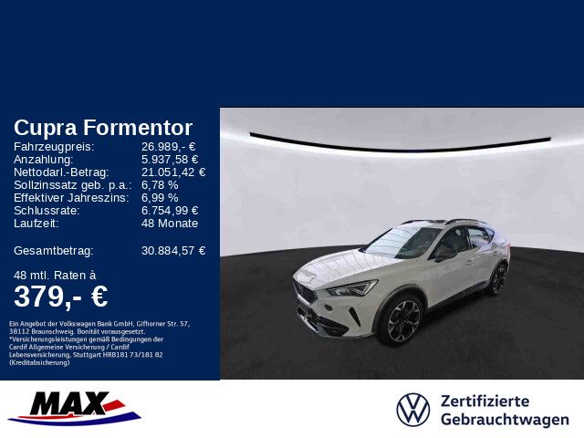 Cupra Formentor 39.300 km 26.989 € Offenbach am Main 63071