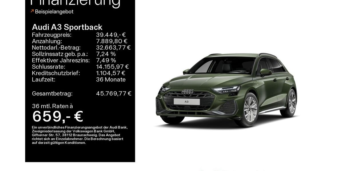 Audi A3 8.000 km 39.449 &euro; Mühlheim 63165