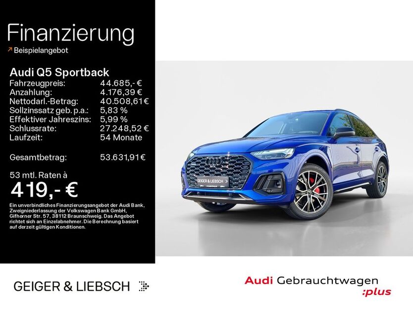 Audi Q5 45.500 km 44.685 € Linsengericht 63589