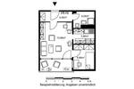 Etagenwohnung Darmstadt Kranichstein - 2 Zimmer, 37 m&sup2;, 510&euro; | Angebot:26817105