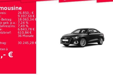 Audi A3 37.434 km 26.850 &euro; Frankfurt am Main 60314