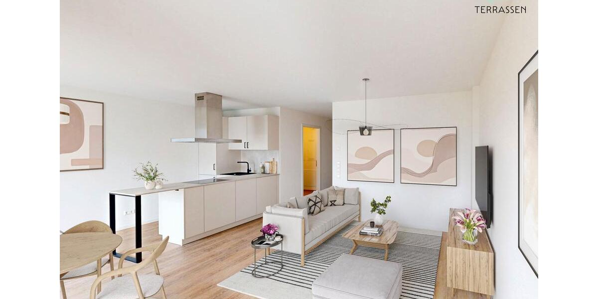 Etagenwohnung Darmstadt - 2 Zimmer, 65 m&sup2;, 1.280&euro; | Angebot:26334614