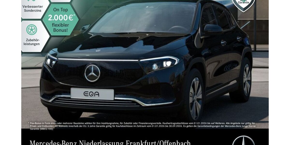 Mercedes-Benz EQA 14.763 km 40.890 &euro; Frankfurt 60599