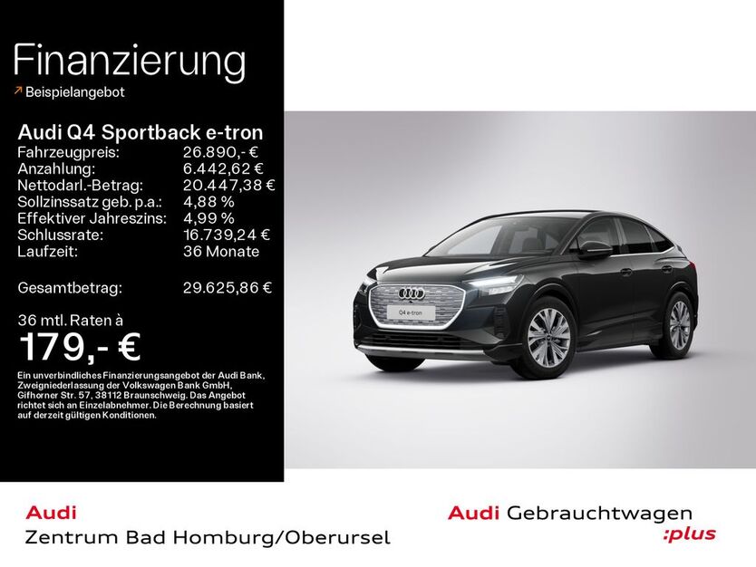 Audi Q4 e-tron 51.340 km 26.890 € Oberursel 61440