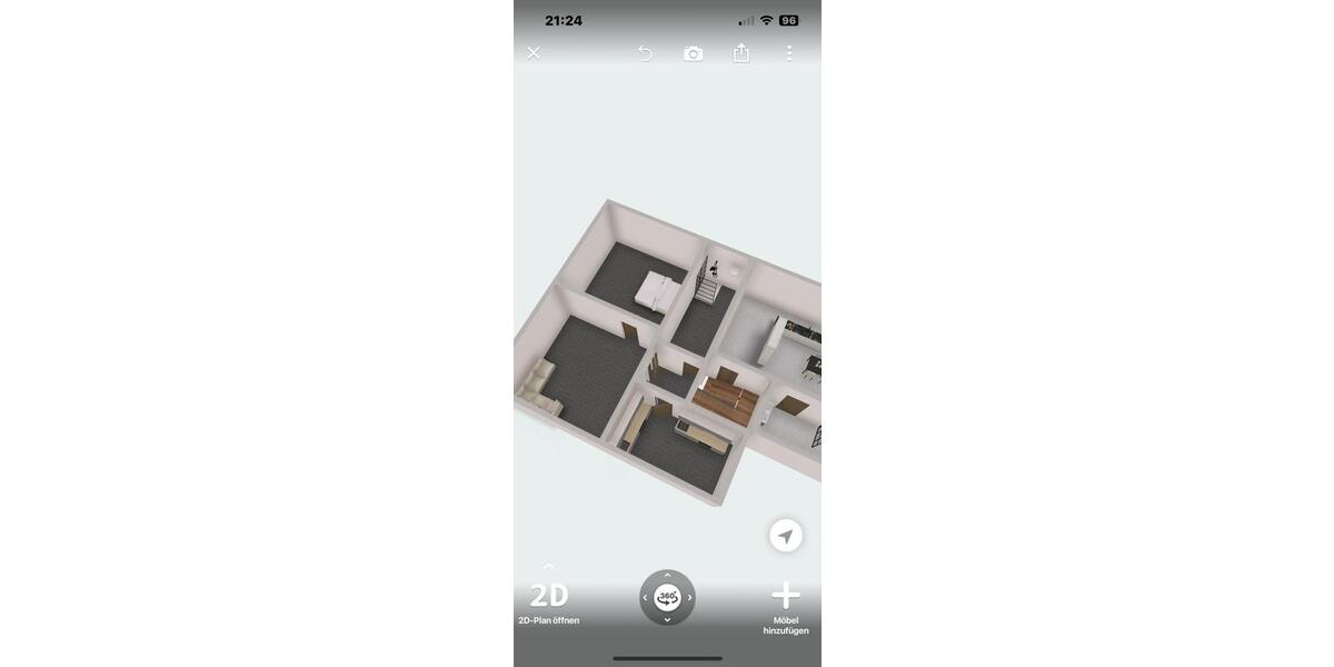 Etagenwohnung Eppertshausen - 2 Zimmer, 48 m&sup2;, 980&euro; | Angebot:23848304
