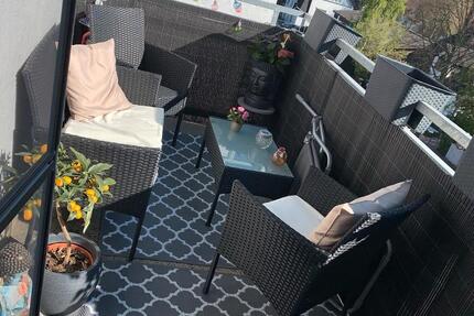 Möblierte 2 Zimmer Wohnung Frankfurt 57qm Küche Parkplatz Balkon 2 zimmer