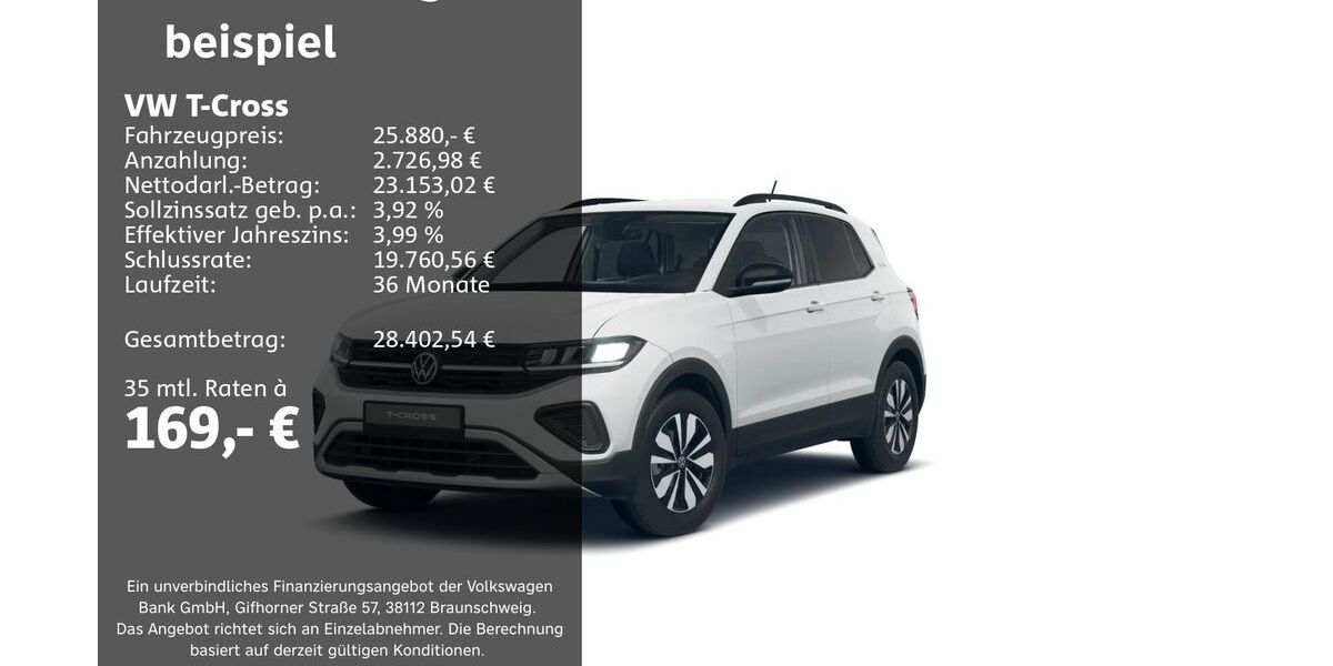 VW T-Cross 17.553 km 25.880 &euro; Groß-Umstadt 64823