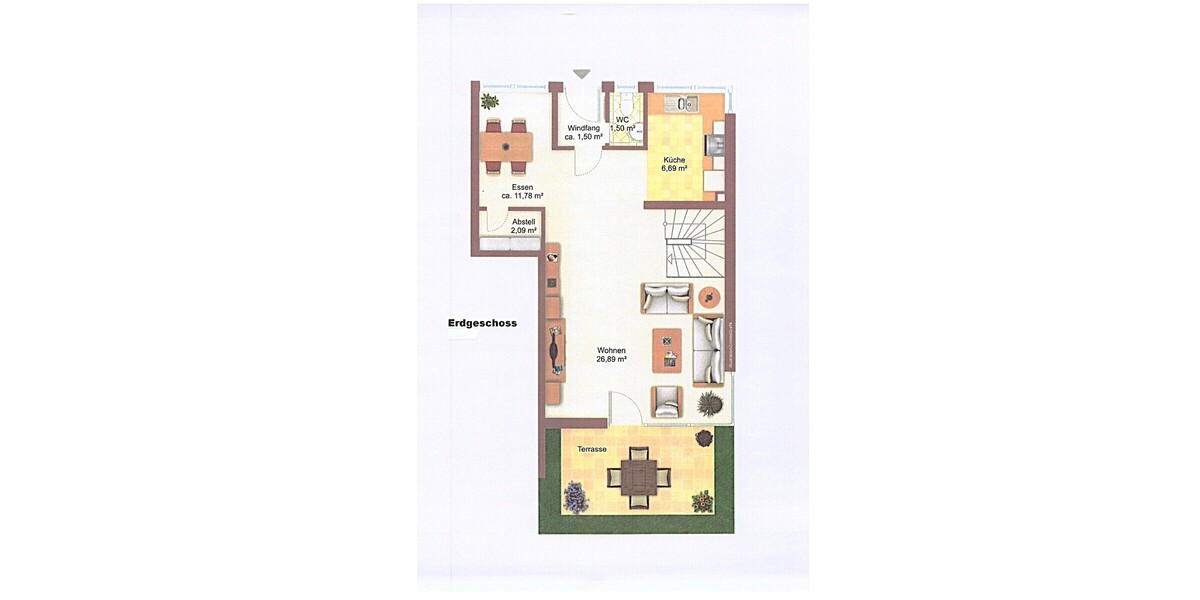 Eck-Haus im Haus mit Garten in toller Lage von Hanau - Maisonettenwohnung Hanau | Angebot:26924458