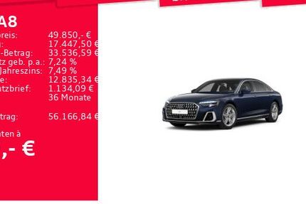 Audi A8 80.211 km 49.850 &euro; Frankfurt am Main 60314