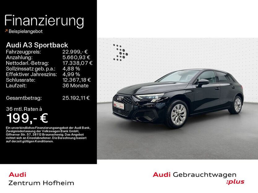 Audi A3 59.208 km 22.999 € Hofheim 65719