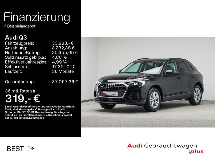 Audi Q3 54.300 km 33.888 € Mühlheim 63165