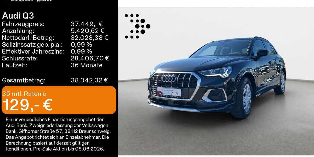Audi Q3 14.500 km 37.449 &euro; Hanau 63452