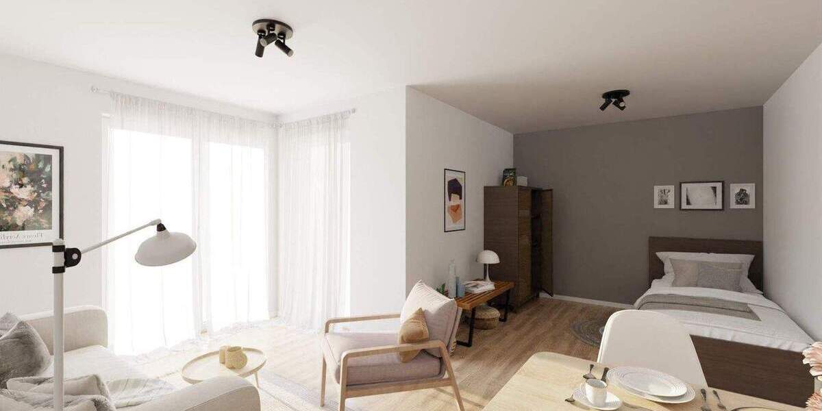 Barrierefreie Eigentumswohnung mit Terrasse und elektrischen Rollläden 1 zimmer