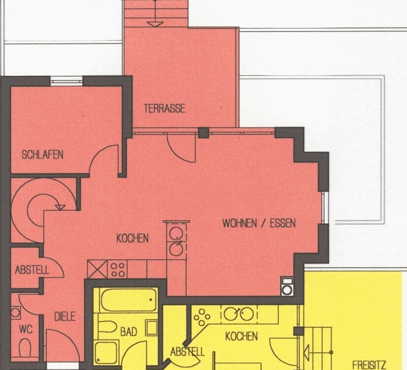 albero:) GartenMaisonette im 4-FH 3 zimmer