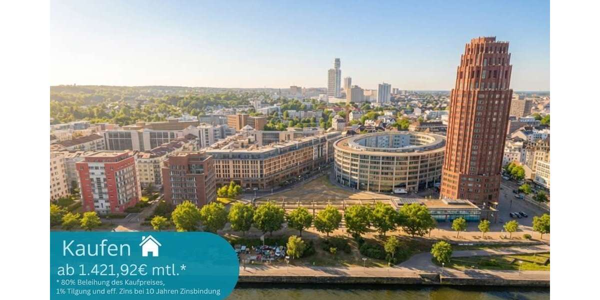 Etagenwohnung Frankfurt am Main Sachsenhausen - 2 Zimmer, 54 m&sup2;, 410.000&euro; | Angebot:25477719