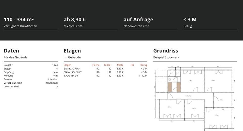 Gewerbeobjekt Hattersheim am Main - 952&euro; | Angebot:25720318